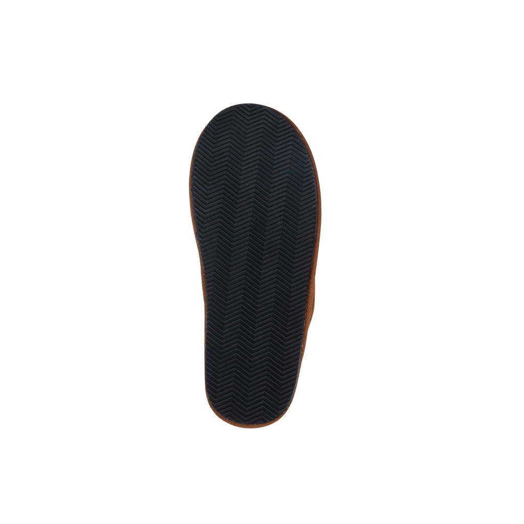 Superdry Fluffy Trim Navy Suede Mule Slippers