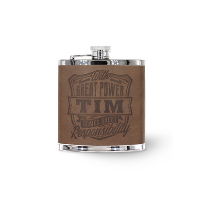 Personalised Hip Flask (Men's Names)