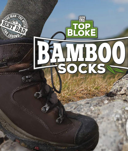 Bamboo Personalised Men's Name Socks