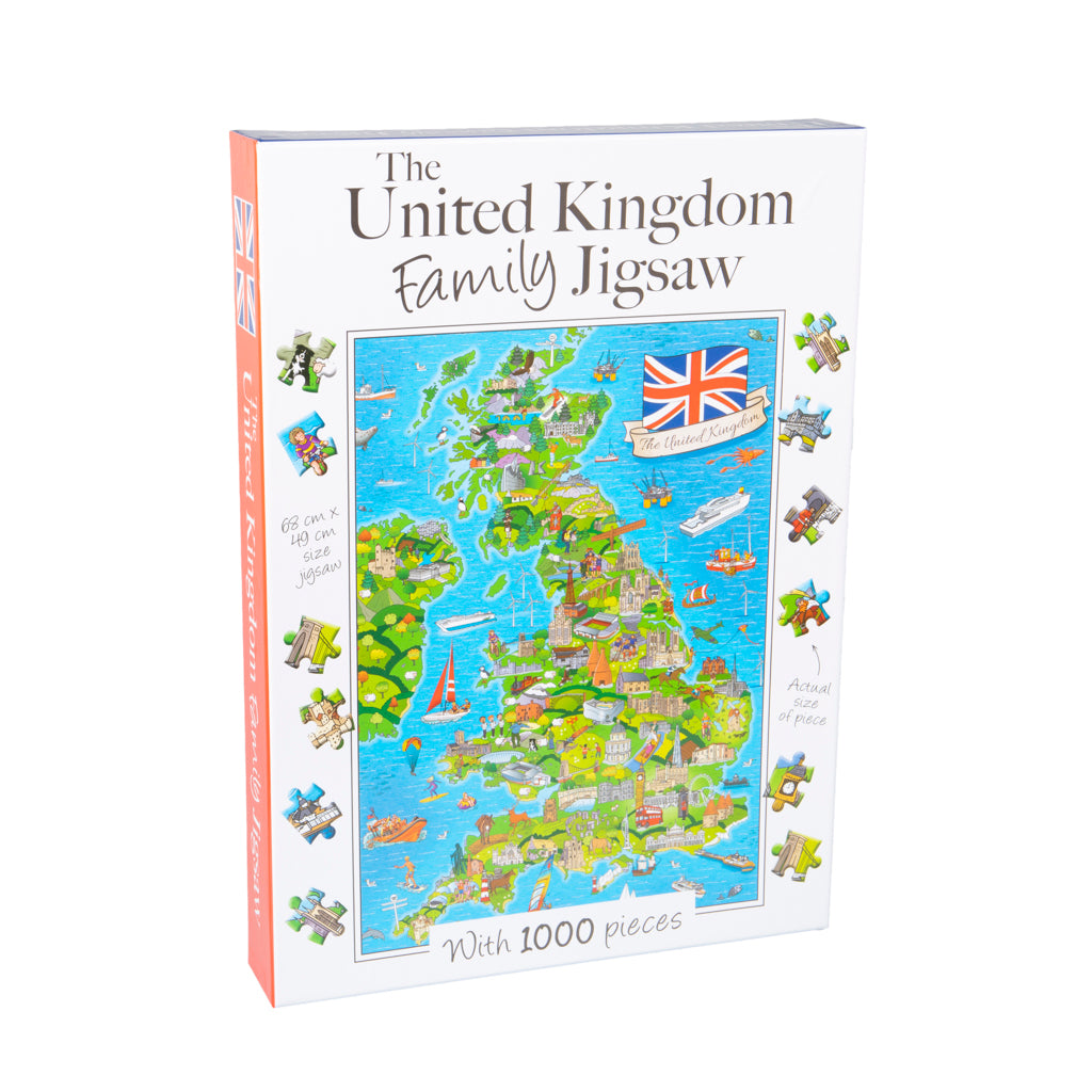 United Kingdom Family 1000 Piece Jigsaw Puzzle