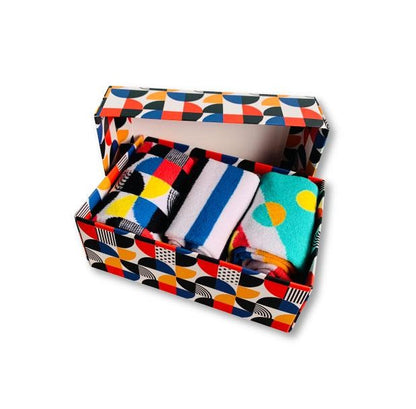 Urban Eccentric Funky Box Of Socks (3 Pairs)