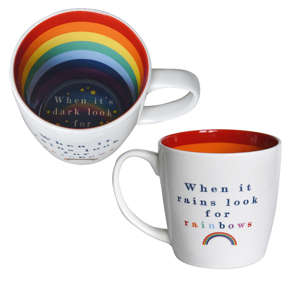 Look For Rainbows Inside Out Mug