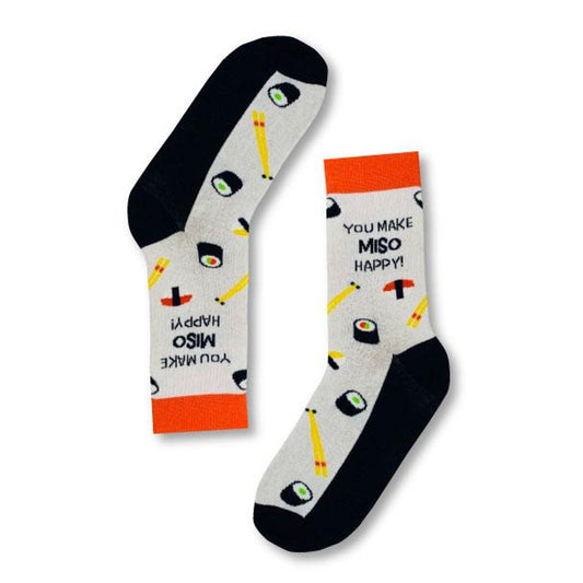 Urban Eccentric You Make Miso Happy Socks